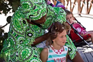 Hair braiding love in Senegal Africa