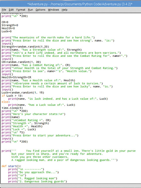 Python Text Adventure Script - Coding Tools and Resources