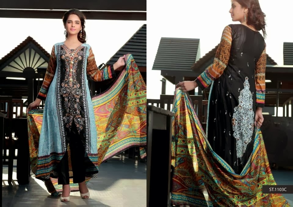 long frocks in lawn