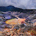 The Beauty Travel in asia Indonesia top of Mount Tangkuban Perahu