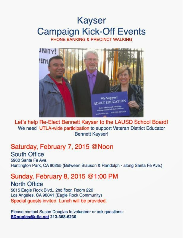 Re-elect Ethnic Studies Supporter Bennett Kayser to LAUSD Board of Education