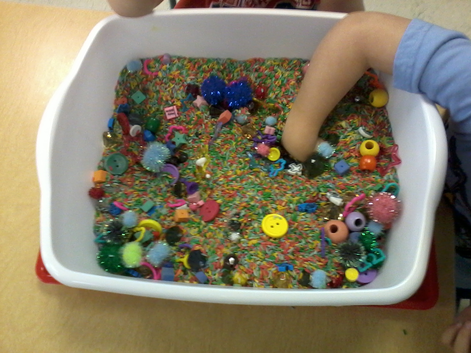 My Preschool Stuff Rainbow Sensory Bin