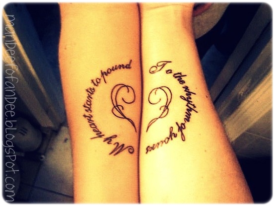 Tatuagem Para Casal Frases Fazer Juntos