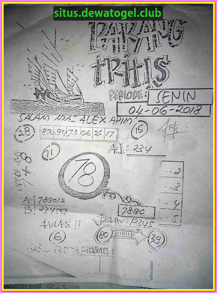 Prediksi Togel Singapura Senin 4 Juni 2018 Syair Kode Dewa Togel