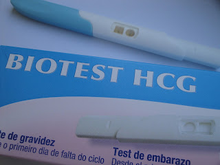 Teste gravidez linha quase transparente/ clara