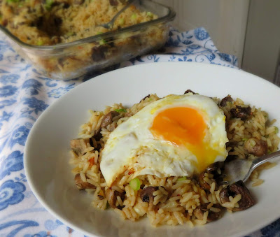 Baked Mushroom Rice
