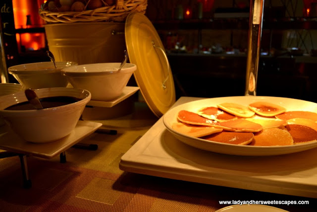 Pancakes at Choices in Yas Island Rotana