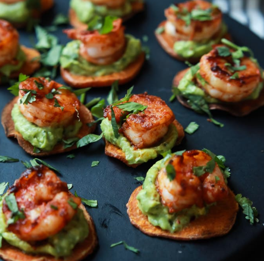 #Snack #Recipe- Cajun Shrimp Guacamole Bites | ~4~ Crazy Food Collection