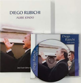 Diego de los Santos Bermúdez, Diego Rubichi Curro de Jerez Aljibe jondo Diego de los Santos Bermúdez, Diego Rubichi con Curro de Jerez en un disco-libro que le hizo su amigo y mejor aficionado Er Garve "Aljibe jondo"