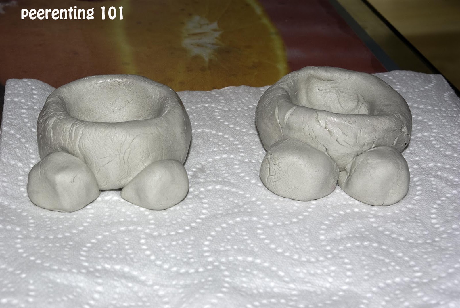 My Parenting Blog Making clay egg cups