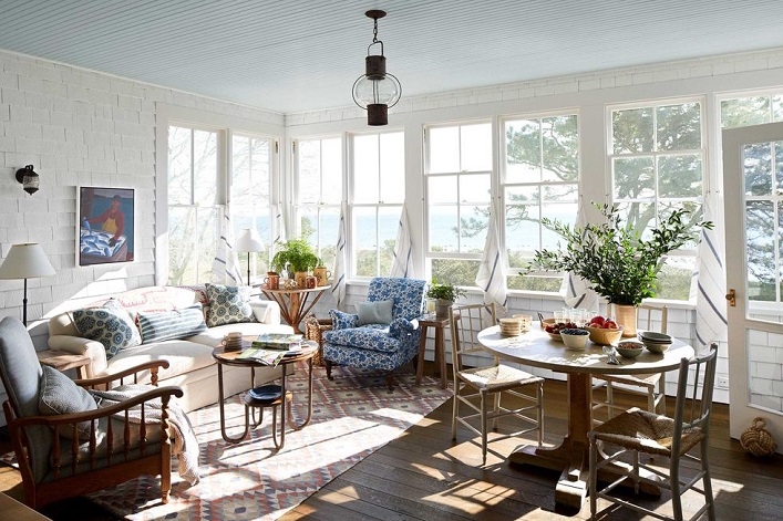 Inside a charming and effortlessly casual shingle style home!