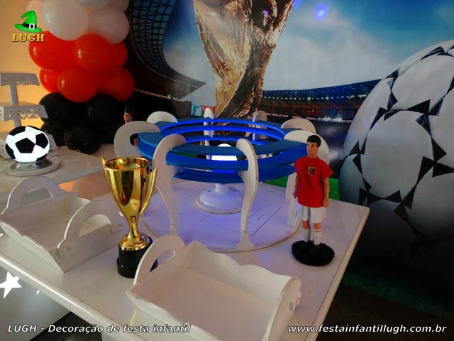 Decoração infantil Futebol - Mesa de aniversário Decoração infantil Futebol - Mesa de aniversário