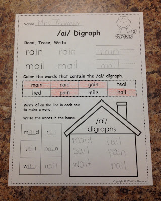 Mrs. Thomson's Primary Printables: Literacy