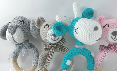 Patrones de sonajero tejido a crochet