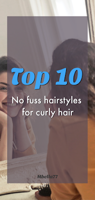 Easy everyday hairstyles for short, long or midlength naturally curly hair. #curlyhair #curlyhairstyles #curlyhairstylesnaturally