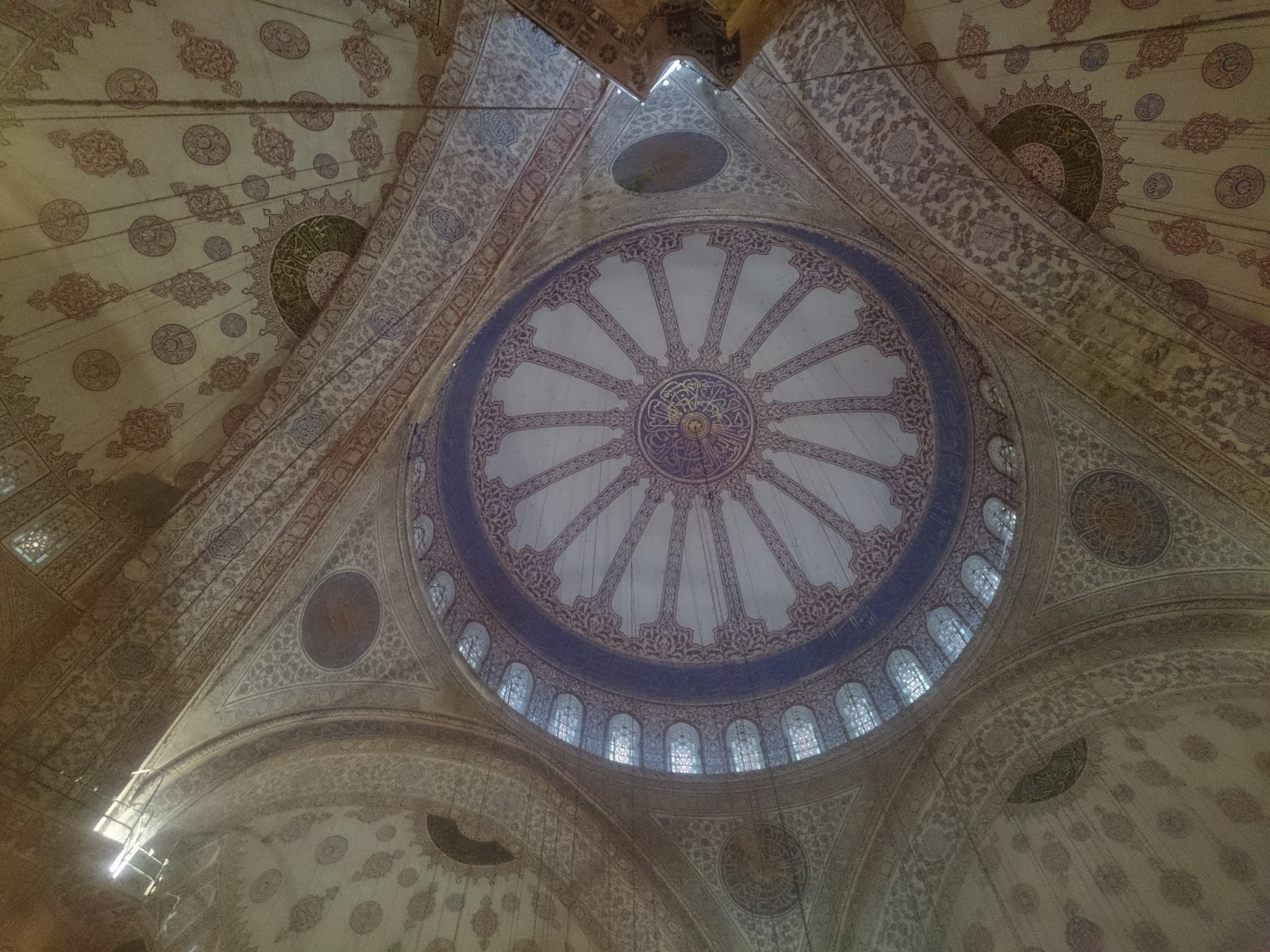 sultanahmet camii iç taraf