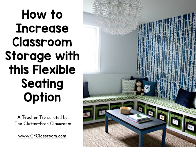 Classroom storage is often limited. This flexible seating option will also improve classroom organization. Classroom storage is often limited. This flexible seating option will also improve classroom organization.