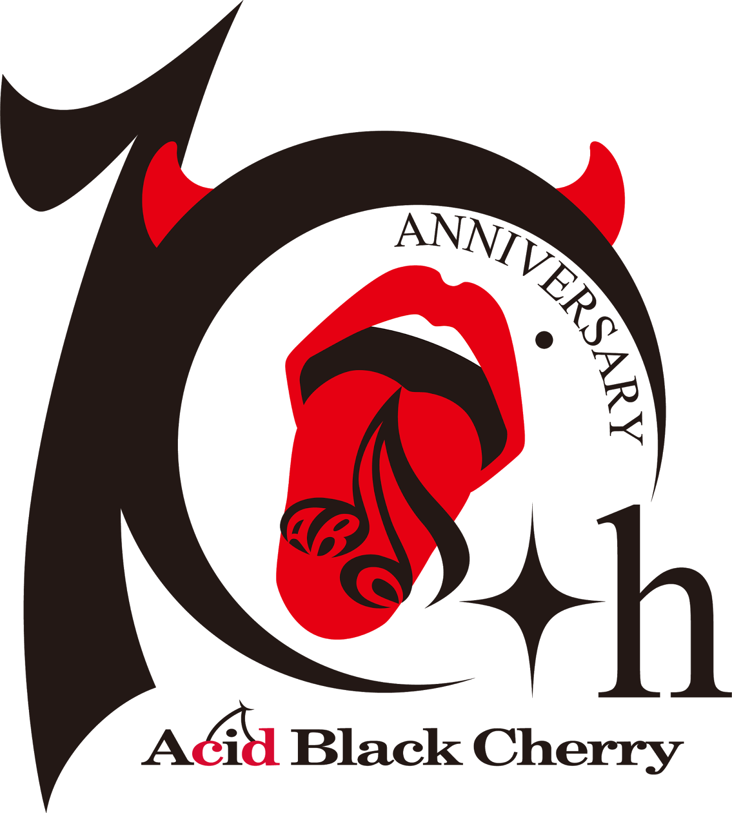 Logodol 全てが高画質 背景透過なアーティストのロゴをお届けするブログ 再配布 加工再配布可 Acid Black Cherry 10周年ロゴ