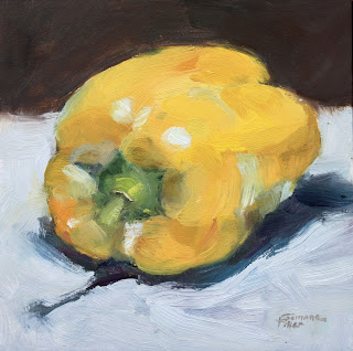 simone-ritter-art-2019-yellow-sweet-pepper-6x6-oil-board-stilllife simone ritter art 2019 yellow sweet pepper 6x6in oil on board stilllife