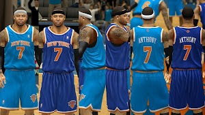 NBA 2k14 New York Knicks Jersey Patch Pack