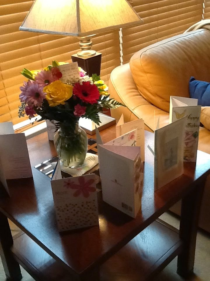 Fashion And Whatever I Like: My Birthday Flowers & Cards From Today