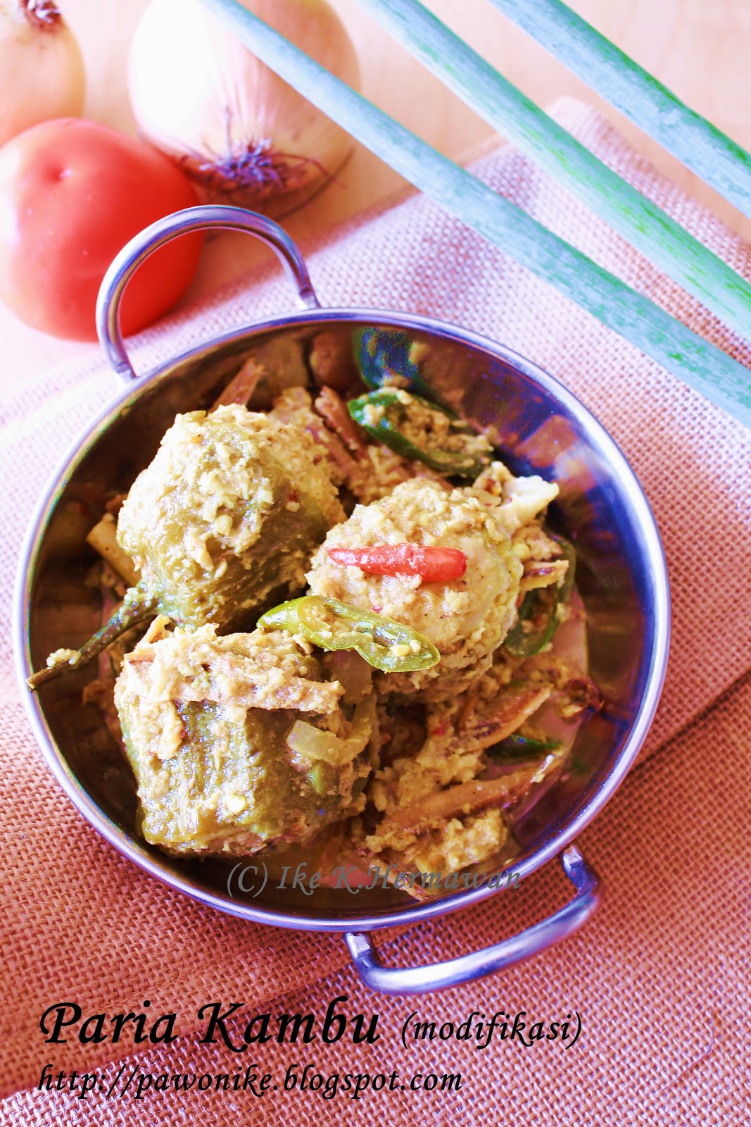 Aneka Resep Masakan Nusantara Paria Kambu (masakan Sulawesi)