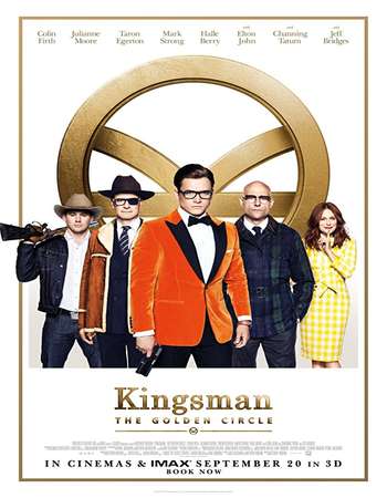 Kingsman The Golden Circle 2017 Hindi ORG Dual Audio 200MB BluRay HEVC Mobile ESubs