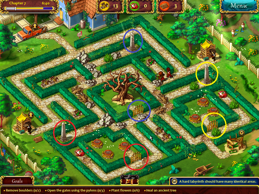 Just Casually Gaming Gardens Inc From Rakes To Riches Chapter 8 Clue What Plant Pattern Would Fit This Hotel Solution The Motel Is Decorated In Orange And Yellow Stripes So Make One Row Of