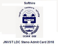 JNVST LDC Steno Admit Card