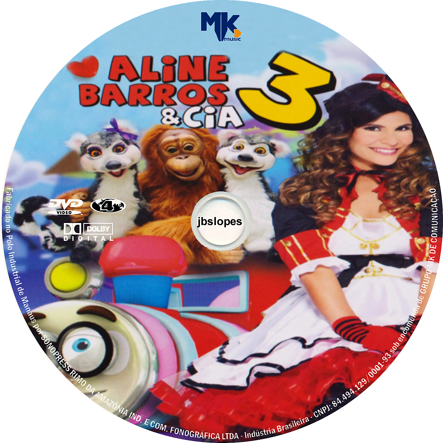 ULTIMATE CAPAS Aline Barros & Cia 3 Capa + Label ULTIMATE CAPAS Aline Barros & Cia 3 Capa + Label