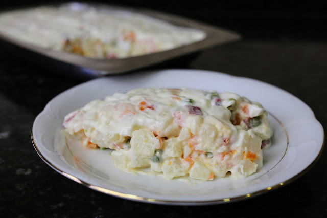 Ensaladilla de gambas