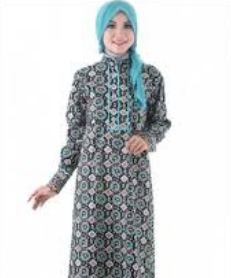 model baju batik gamis 2017