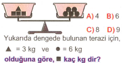 6. Sınıf Matematik 2. Dönem 1. Yazılı Soruları ve Cevapları - Nette Buldum