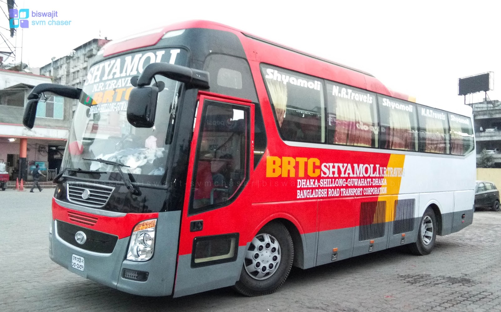 Shyamoli NR / BRTC Coach : Dhaka - Guwahati (Exteriors) | Biswajit SVM ...