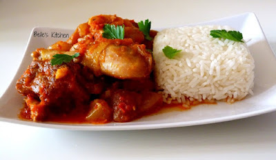 Rice And Chicken Stew/Pepper Sauce with Fish"