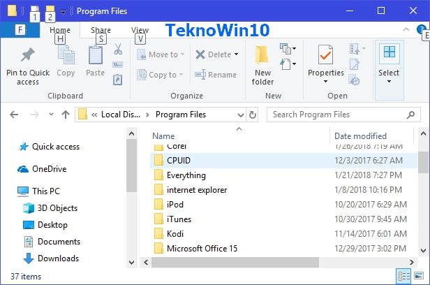 Copy program files. Copy program files