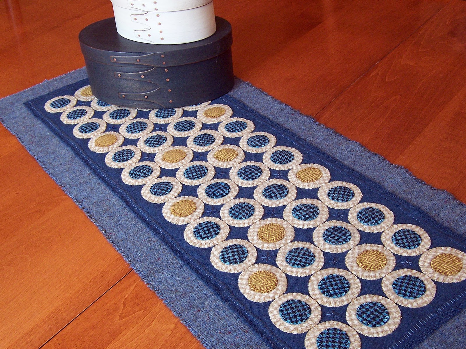 Three Sheep Studio Penny Rug Table Runners...