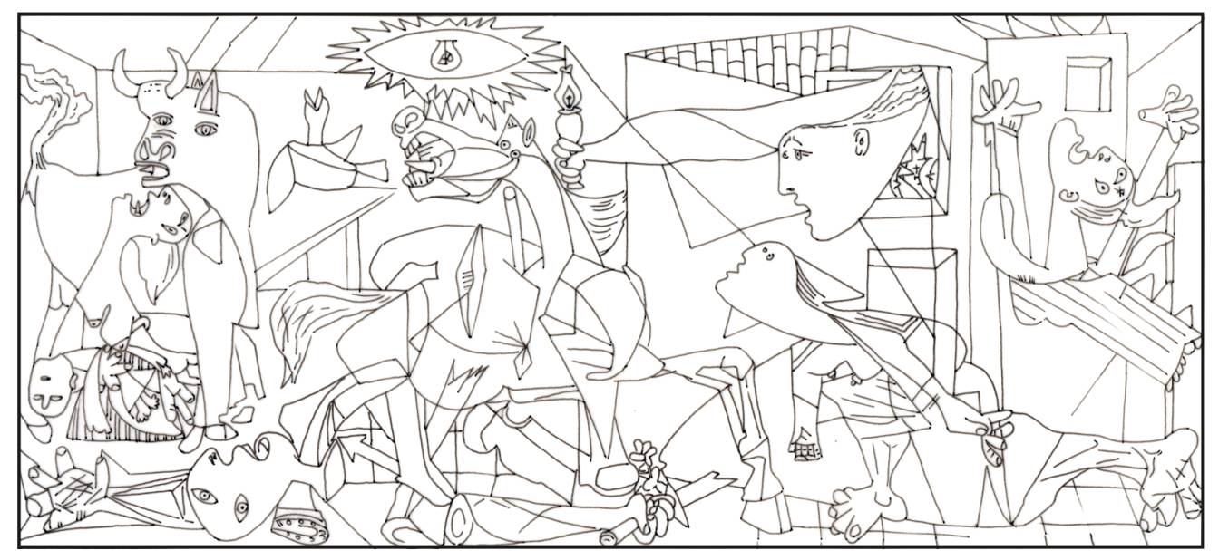 prof argenti on line Interpreta Guernica