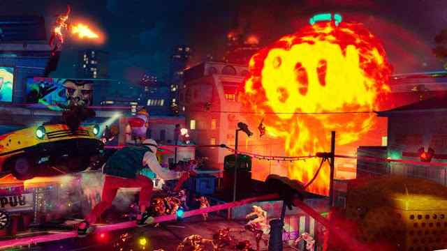 world activity game inward which your histrion tin move fountain over the walls Sunset Overdrive PC Game Free Download