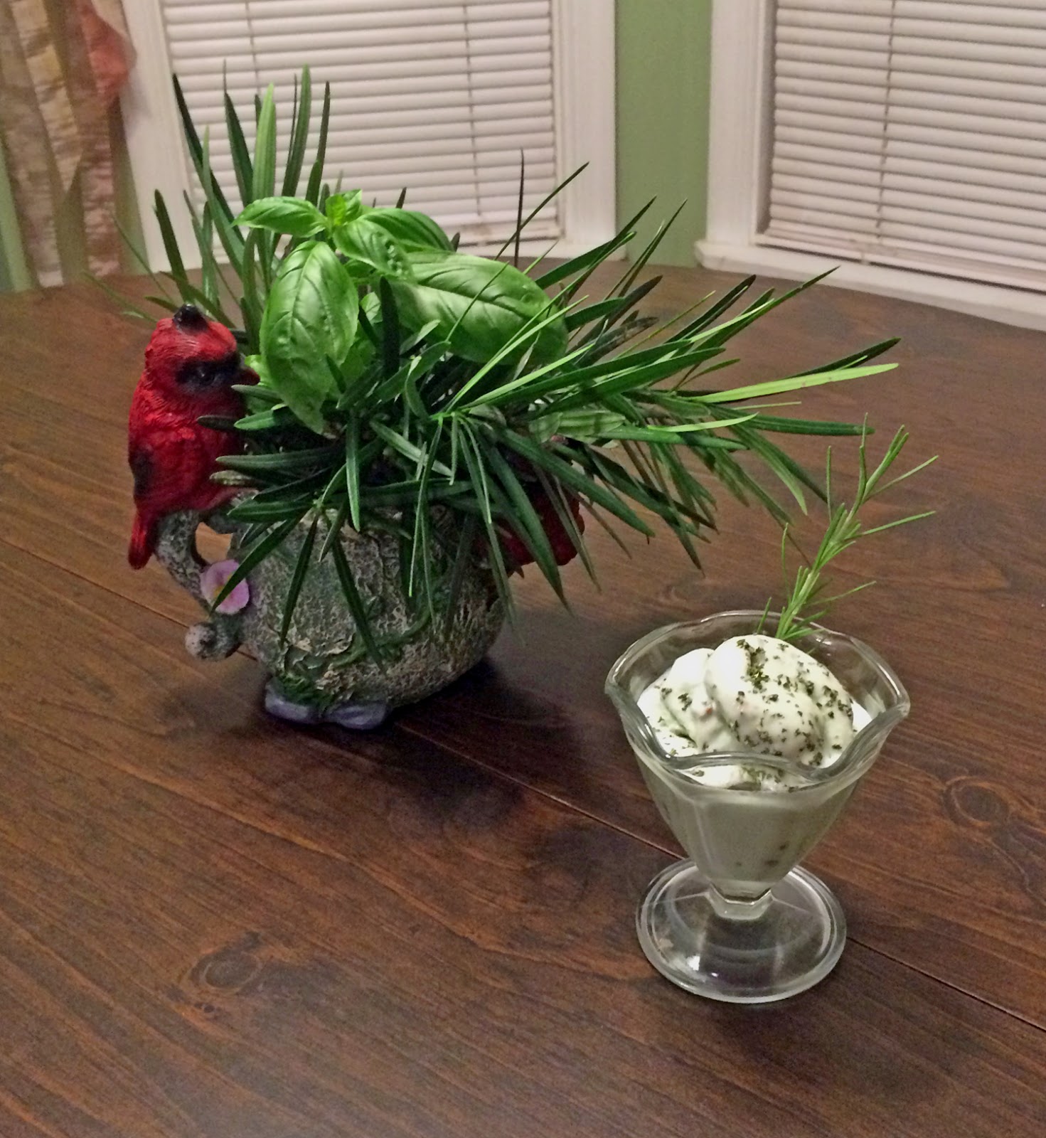 Live Longer, Stronger, Enjoy Pistachio Ice Cream with Rosemary Sprinkles