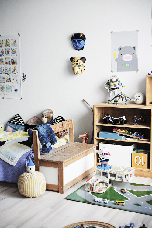 the boo and the boy: boys' rooms