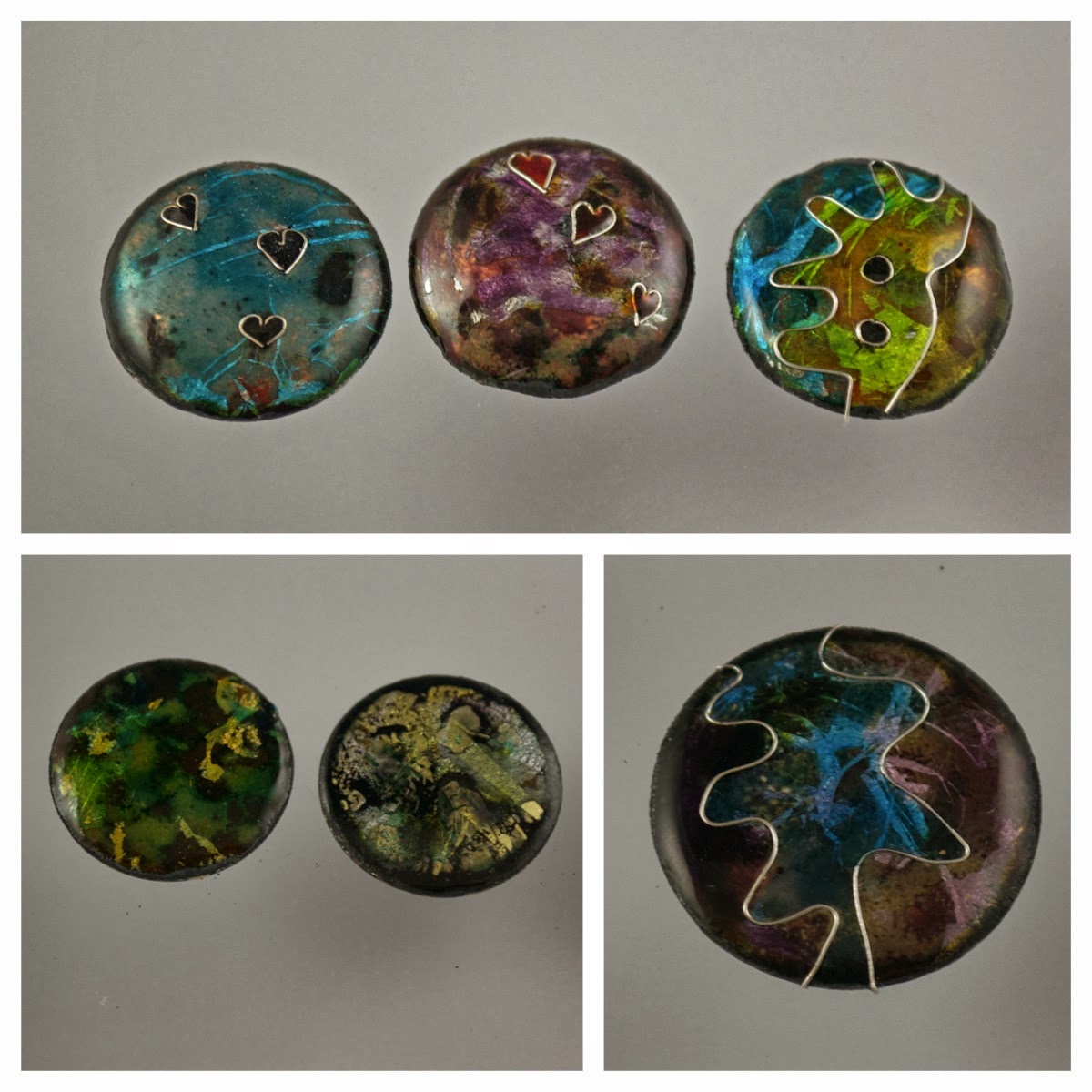 Silver with Lesley: More enamelling