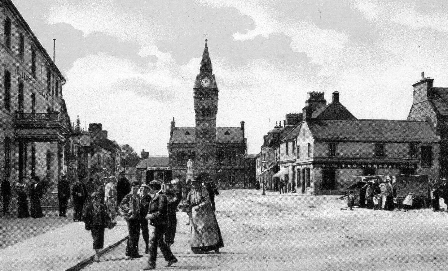 Tour Scotland Old Travel Blog Photograph Town Hall Annan Scotland