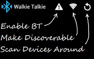 bluetooth walkie talkie app