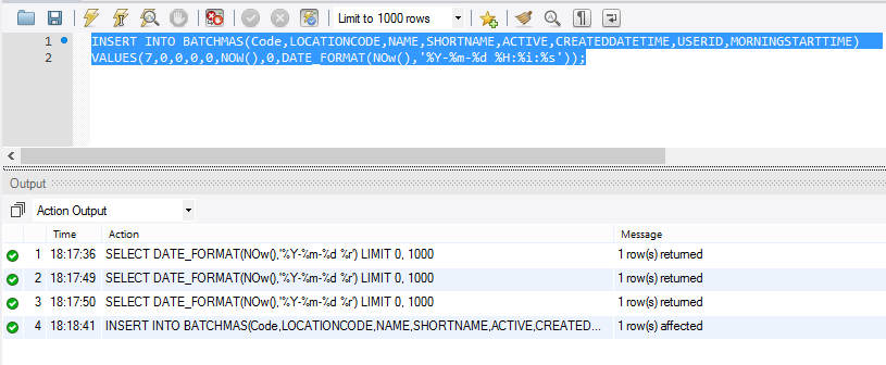 Mysql datetime insert format|Mysql time insert format