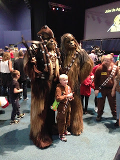 Wookie's feel the force day, wookie's