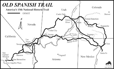 The Old Spanish Trail Documentation - OSTA%2527s OSNHT Map For Brochure%252C Feb %252711%255B1%255D %2528Medium%2529