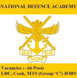NDA Admit Card 2017 | 66 Posts | LDC,Cook,MTS(Group 'C') Jobs | Sarkari Naukri National Defence Academy, NDA Pune, NDA, freejobalert, Sarkari Naukri, NDA Admit Card, Admit Card, nda logo