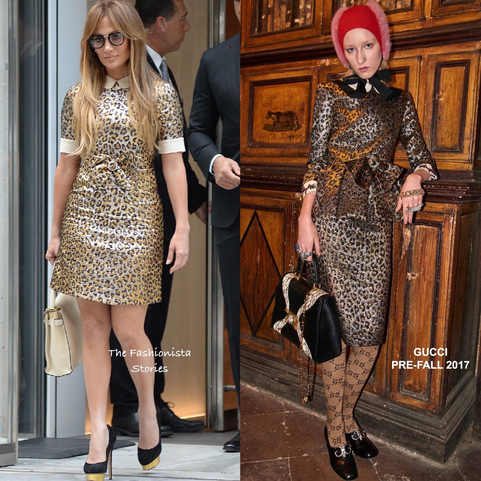 Gucci - Jennifer Lopez carrying the Gucci Bamboo Shopper, 2013
