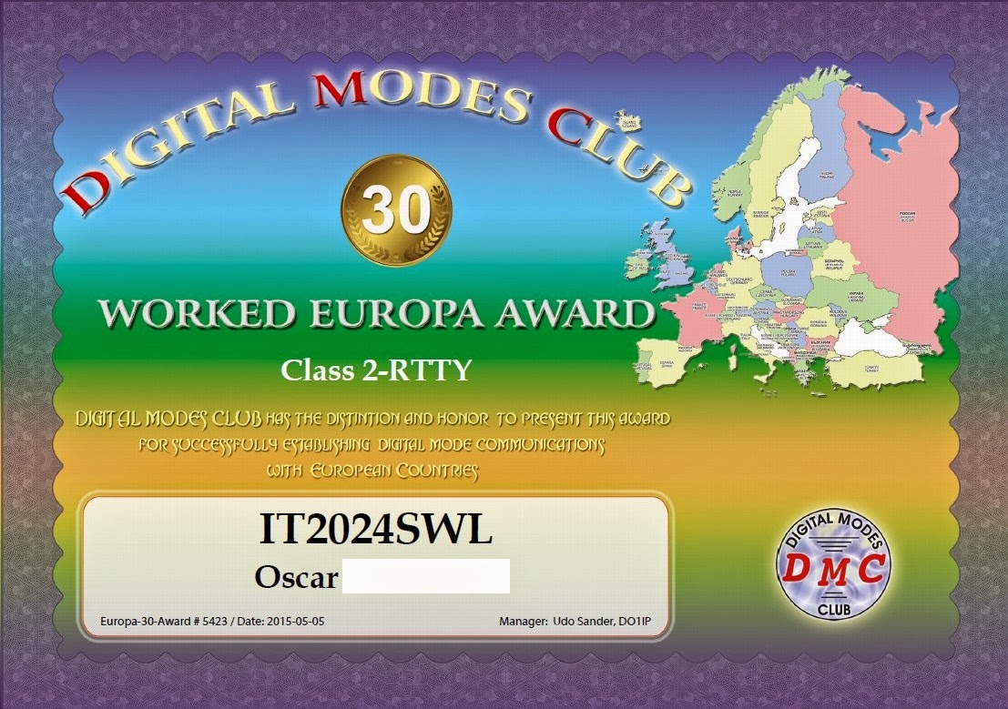 DMC 30 EUROPA CLASS 2 - RTTY